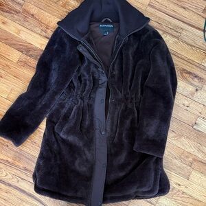 Bernardo Women's Dark Brown Teddy Jacket